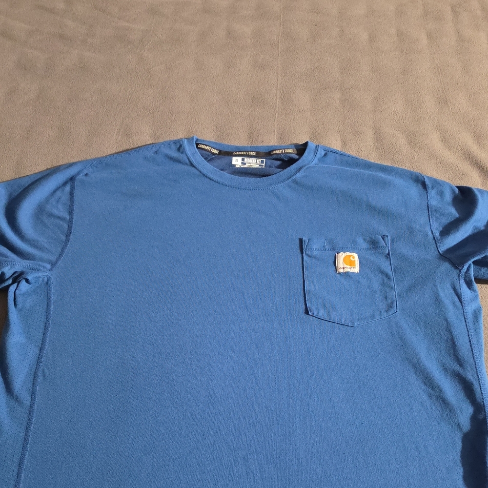 Carhartt Short-Sleeve Pocket Tee in Royal Blue